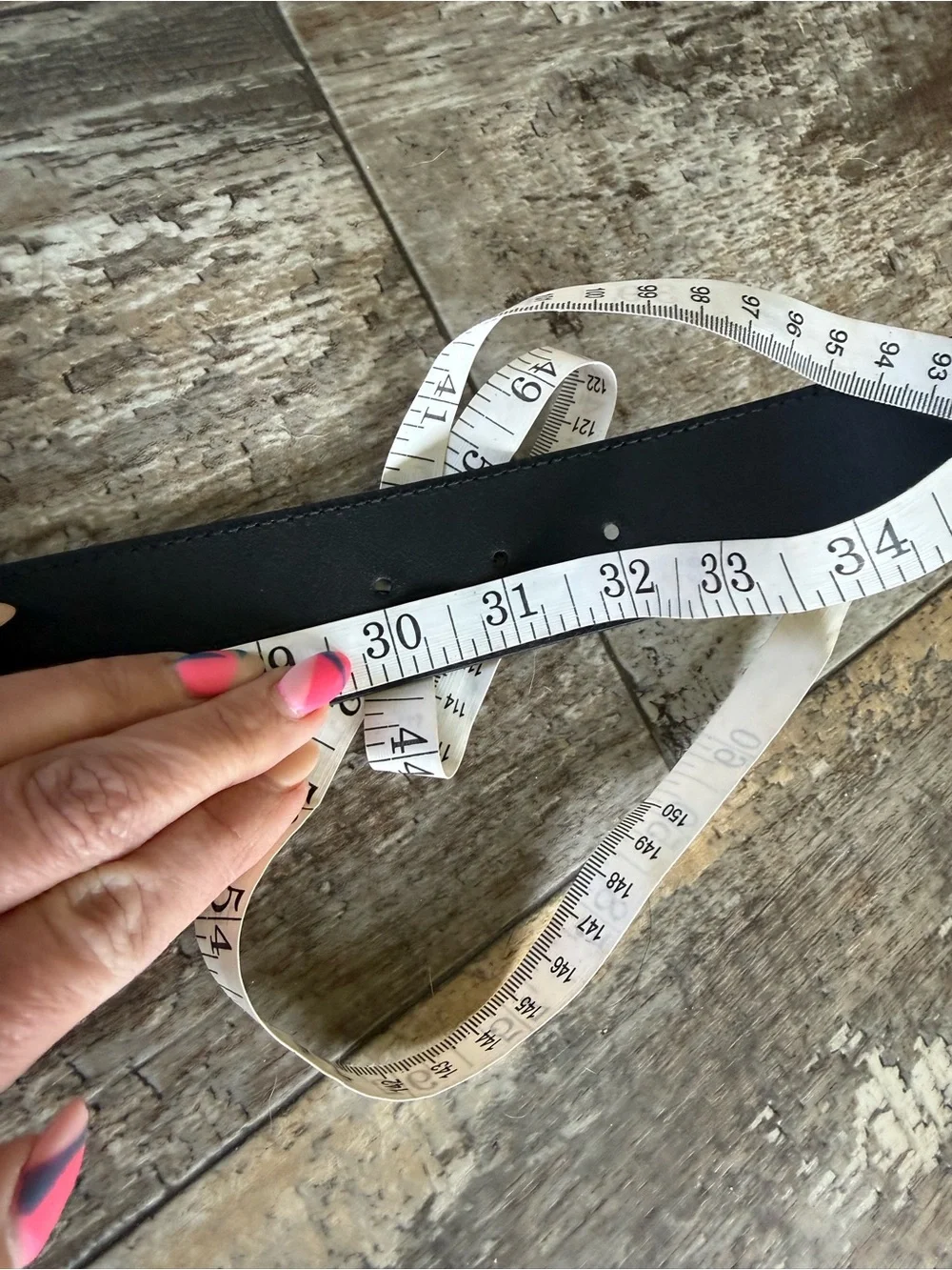 Gucci Black Leather GG Marmont Buckle Belt 85CM 34